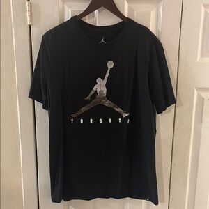 Jordan Toronto Skyline Jumpman Size Large In Black